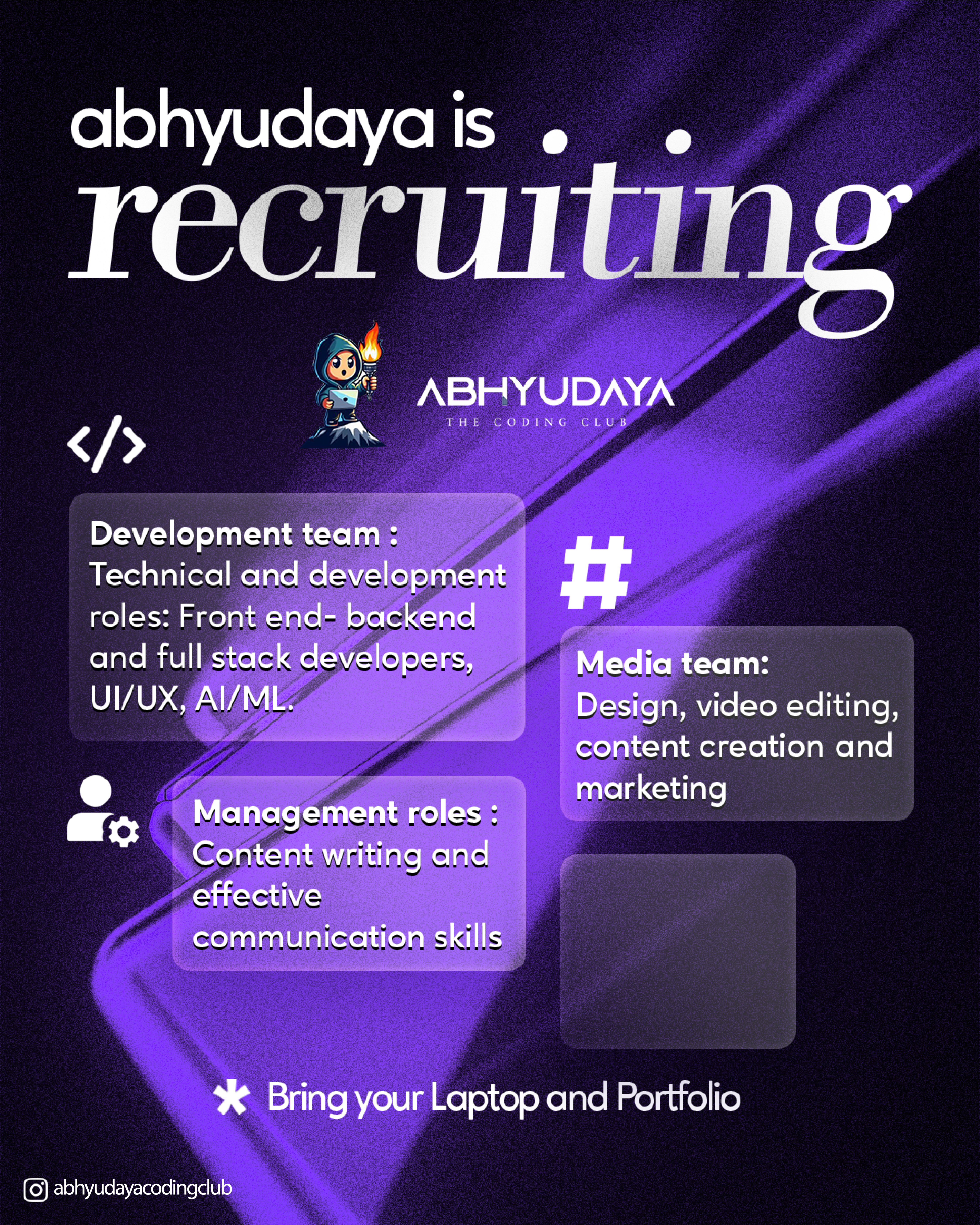 Recruitment Poster